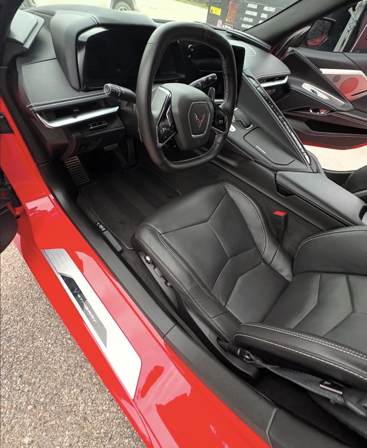 Detailed car interior